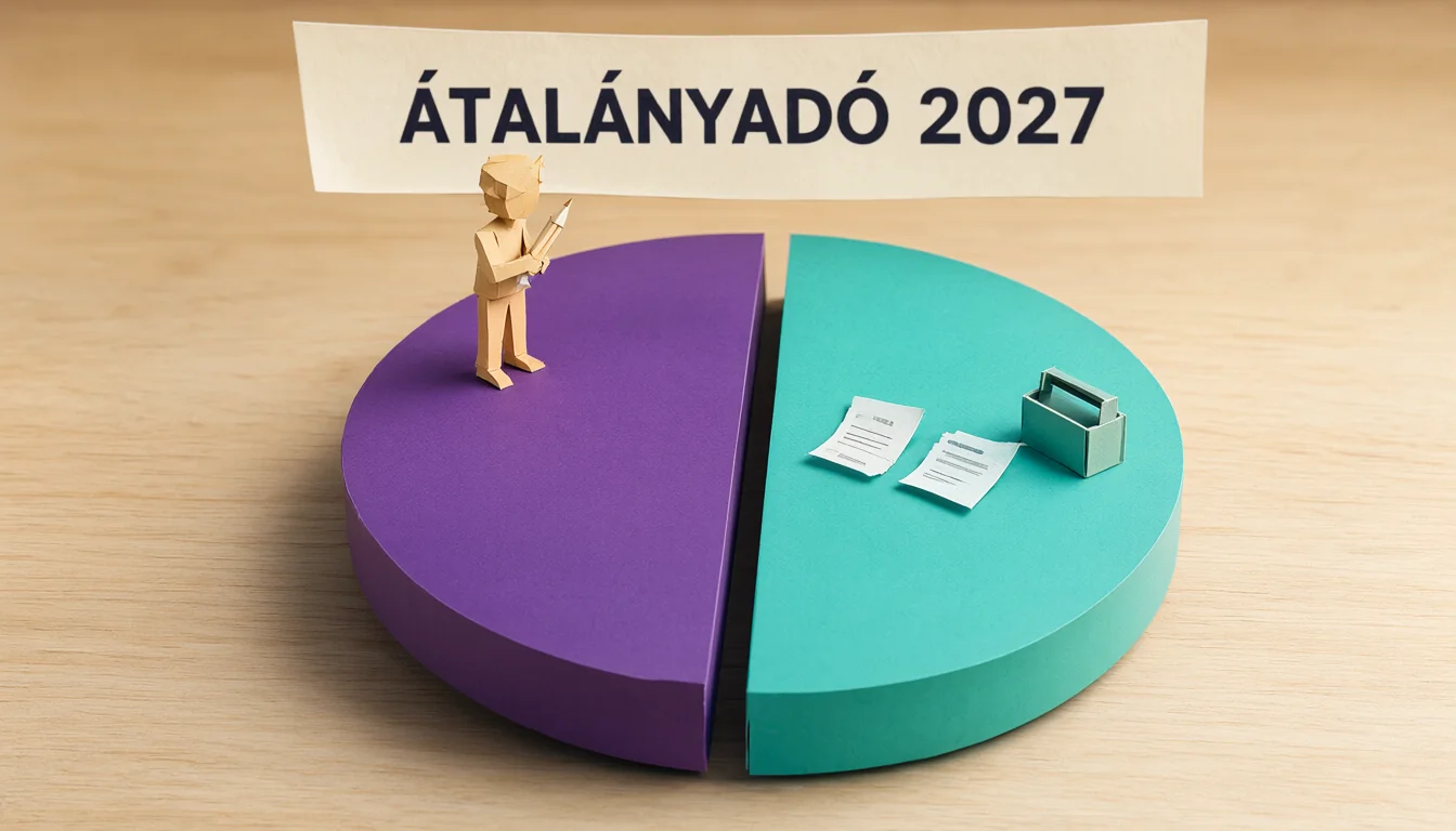 Átalányadó 2027: 50% költséghányad, keretek, számítás
