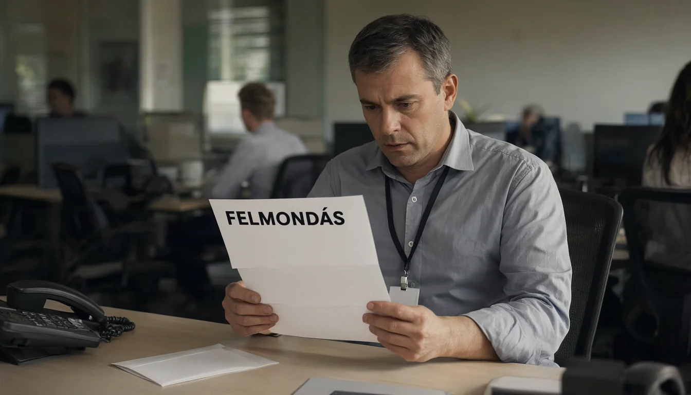 Felmondás 2027: szabályok és a megfelelő minta